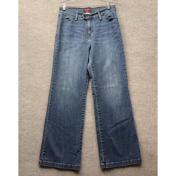 Levi's Denim - Levis Jeans Womens 8 Blue Medium Wash Wide Leg Perfectly Slimming Denim 80s